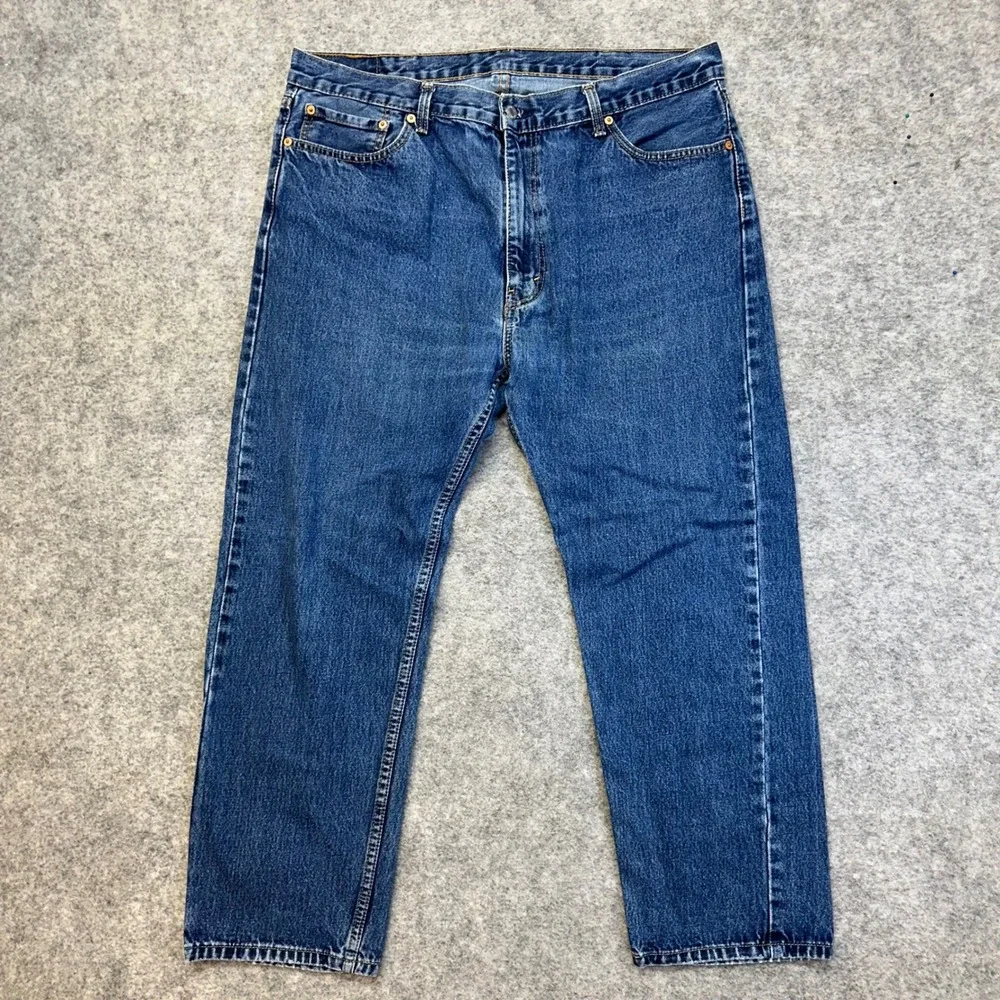 Lot of 4 Levi's 505 Straight Jeans Men's 40x30 Blue Denim Work Pants Bundle